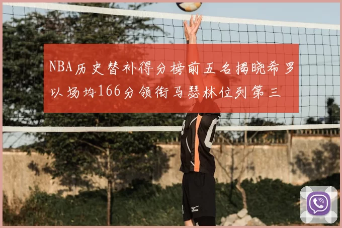 NBA历史替补得分榜前五名揭晓希罗以场均166分领衔马瑟林位列第三