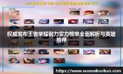 权威发布王者荣耀耐力实力榜单全面解析与英雄推荐