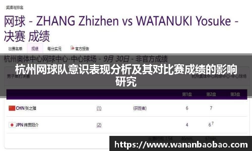杭州网球队意识表现分析及其对比赛成绩的影响研究